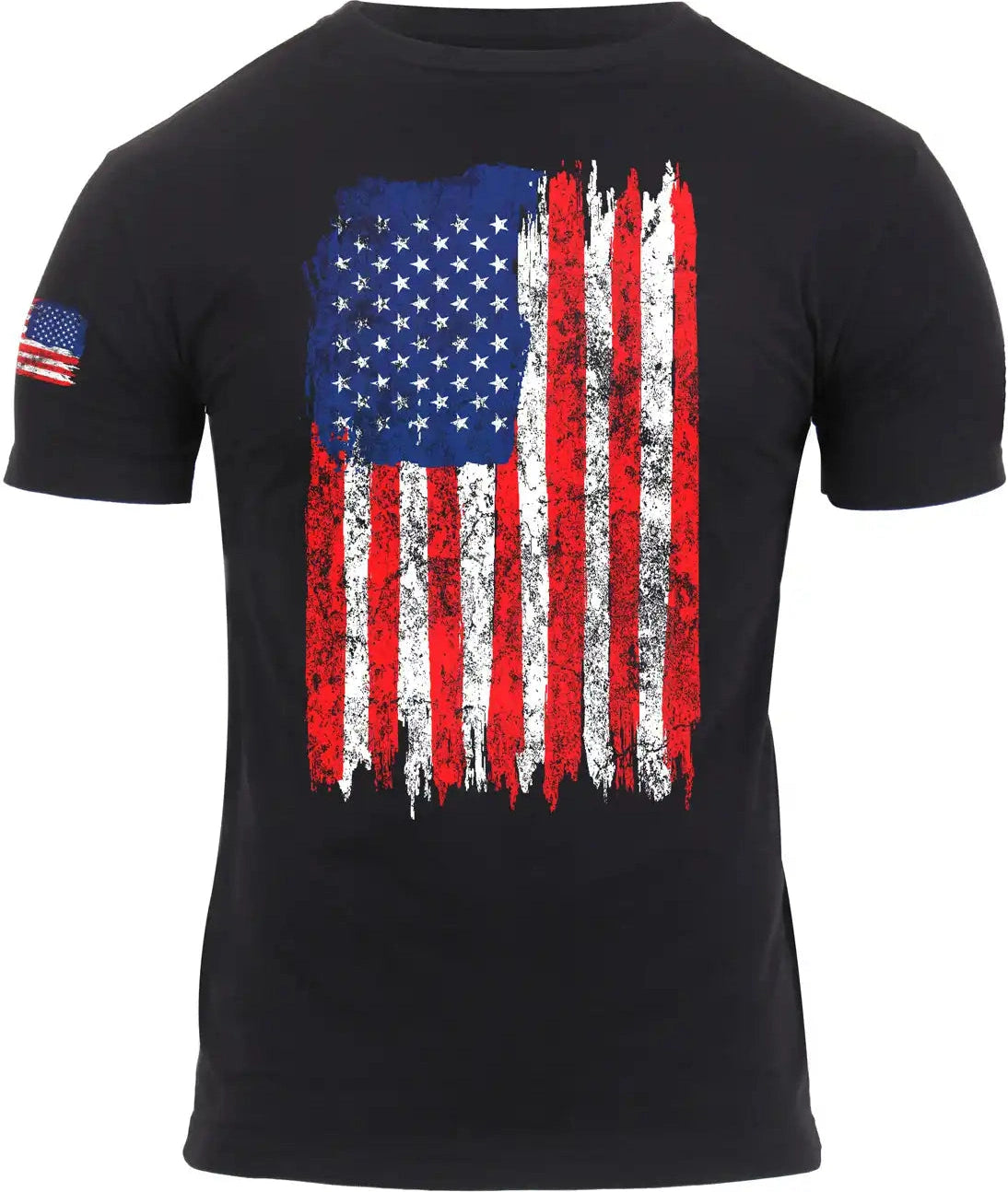 Rothco Distressed us Flag Athletic Fit t Shirt