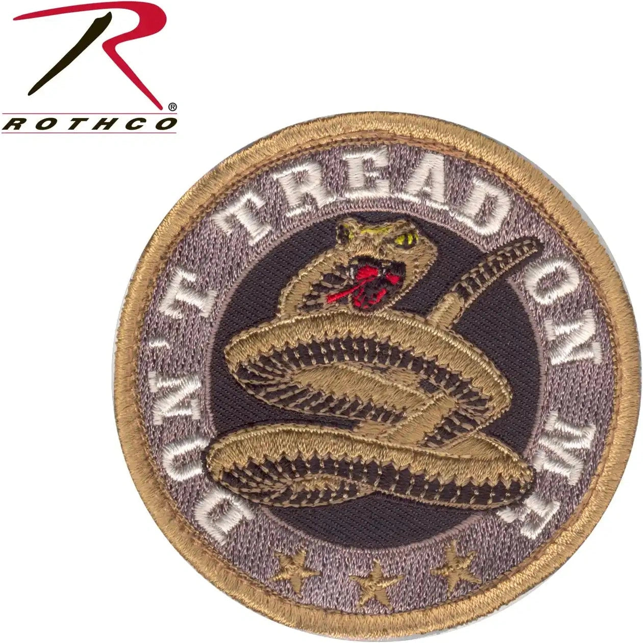 Rothco Don’t Tread on me Round Morale Patch Bulk Packaging