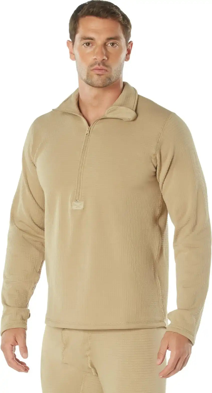 Rothco Ecwcs Gen Iii Mid Weight Underwear Top (level Ii) Desert Sand / s
