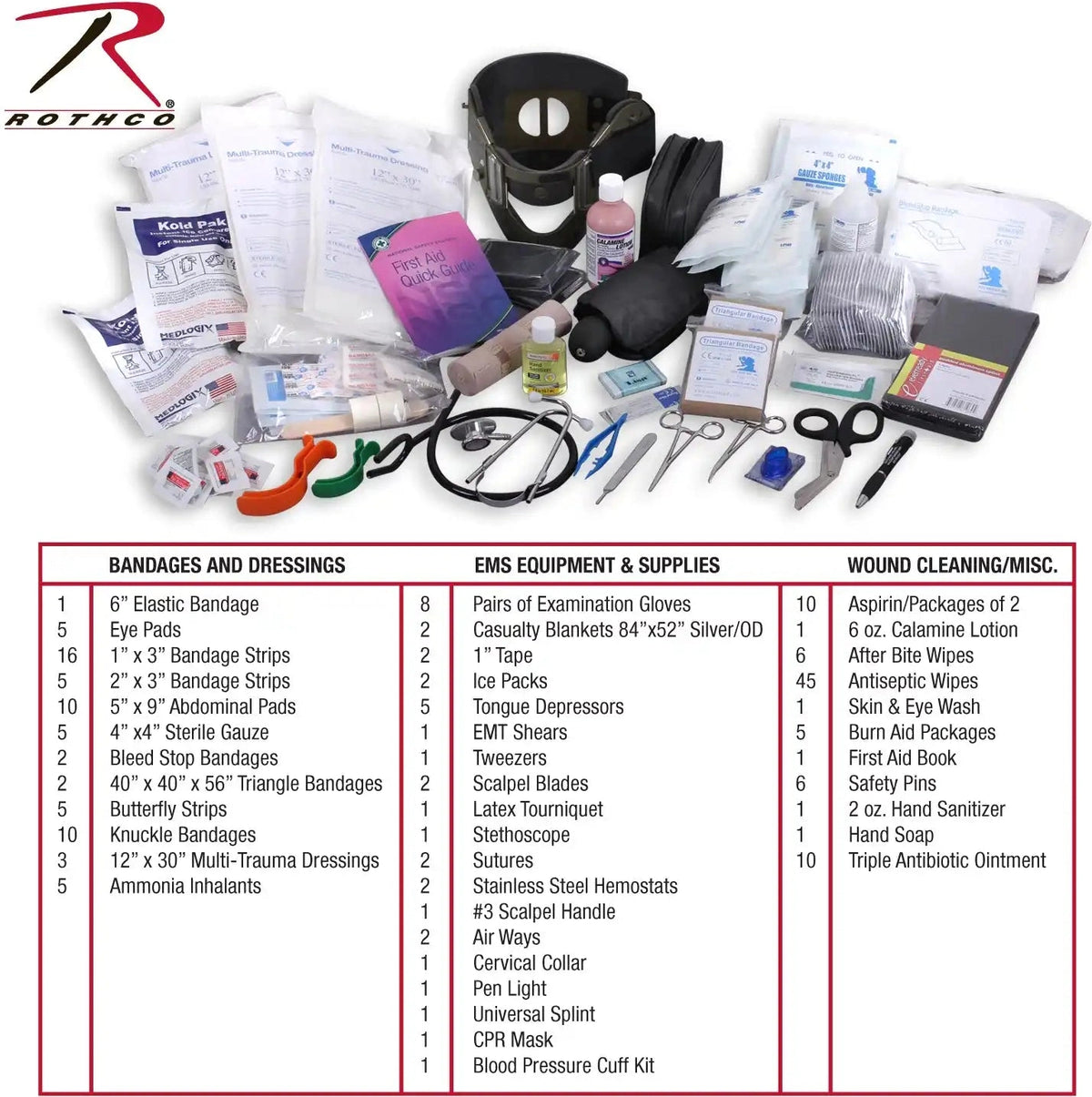 Rothco Emt Medical Trauma Kit