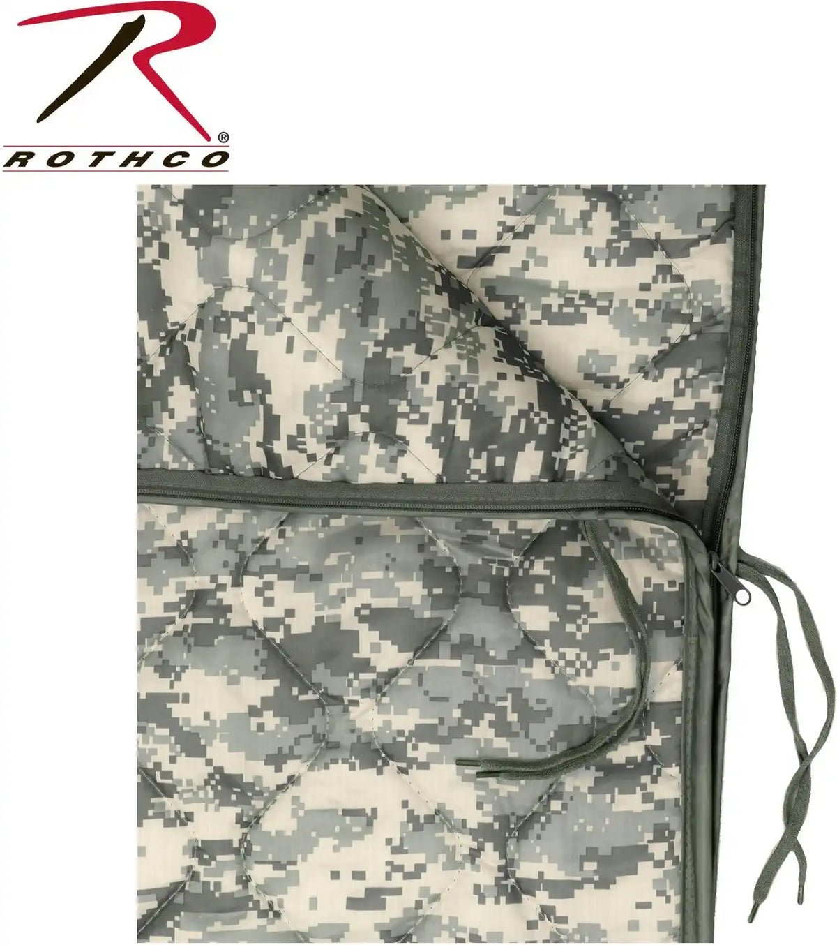 Rothco Enhanced G.i. Type Rip-stop Poncho Liner with Zipper