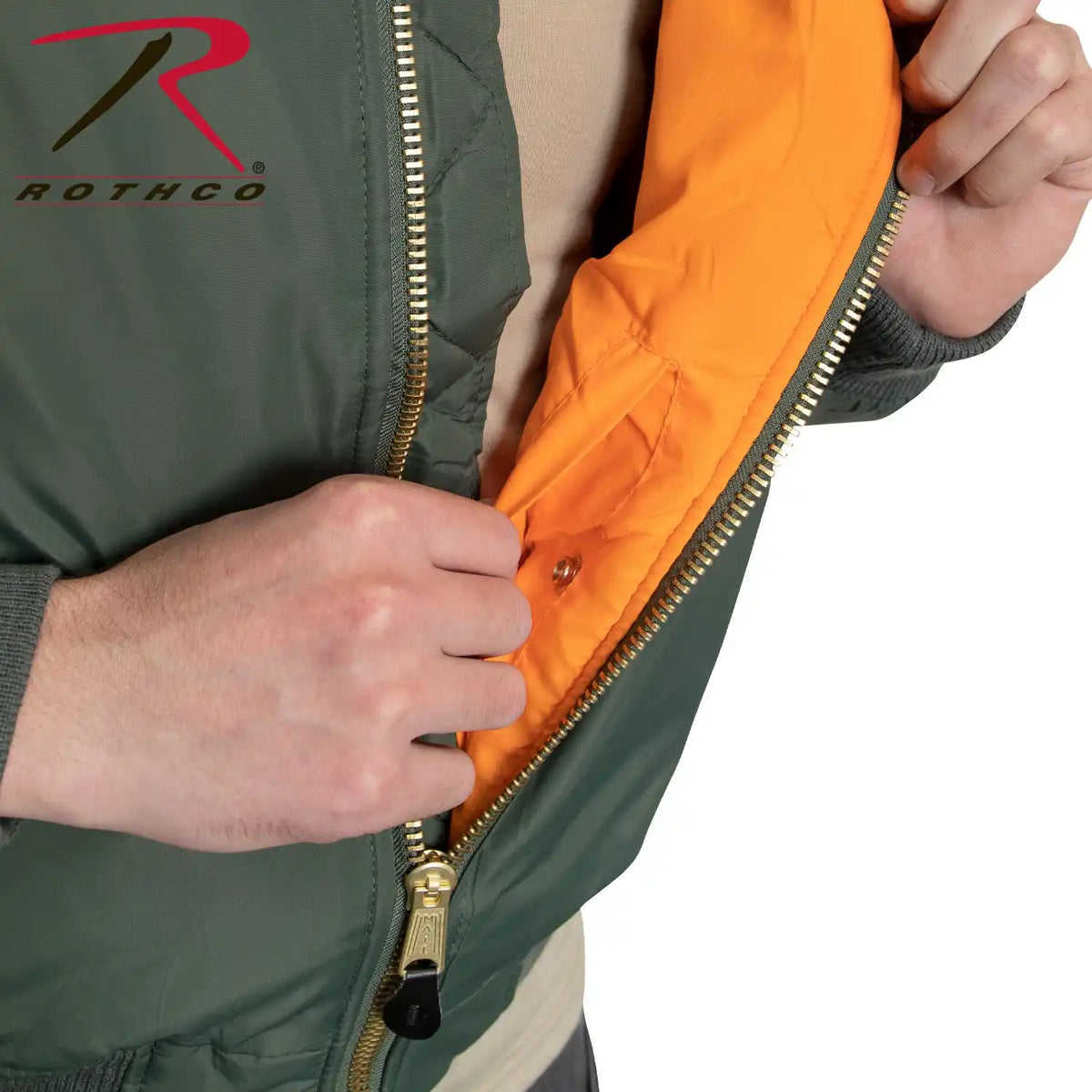 Rothco Enhanced Nylon Ma 1 Flight Jacket
