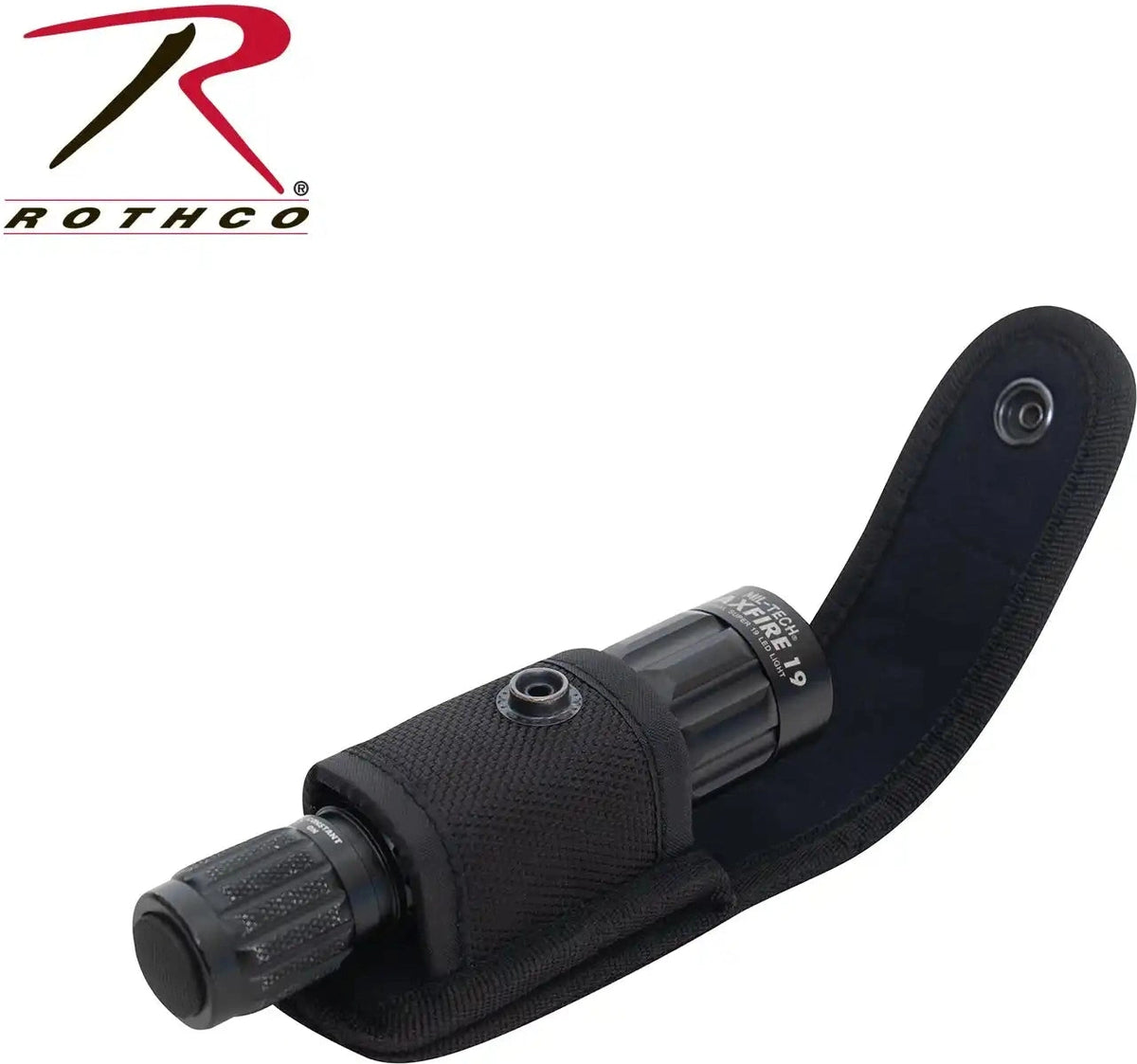 Rothco Enhanced Universal Flashlight Holder Black / one Size