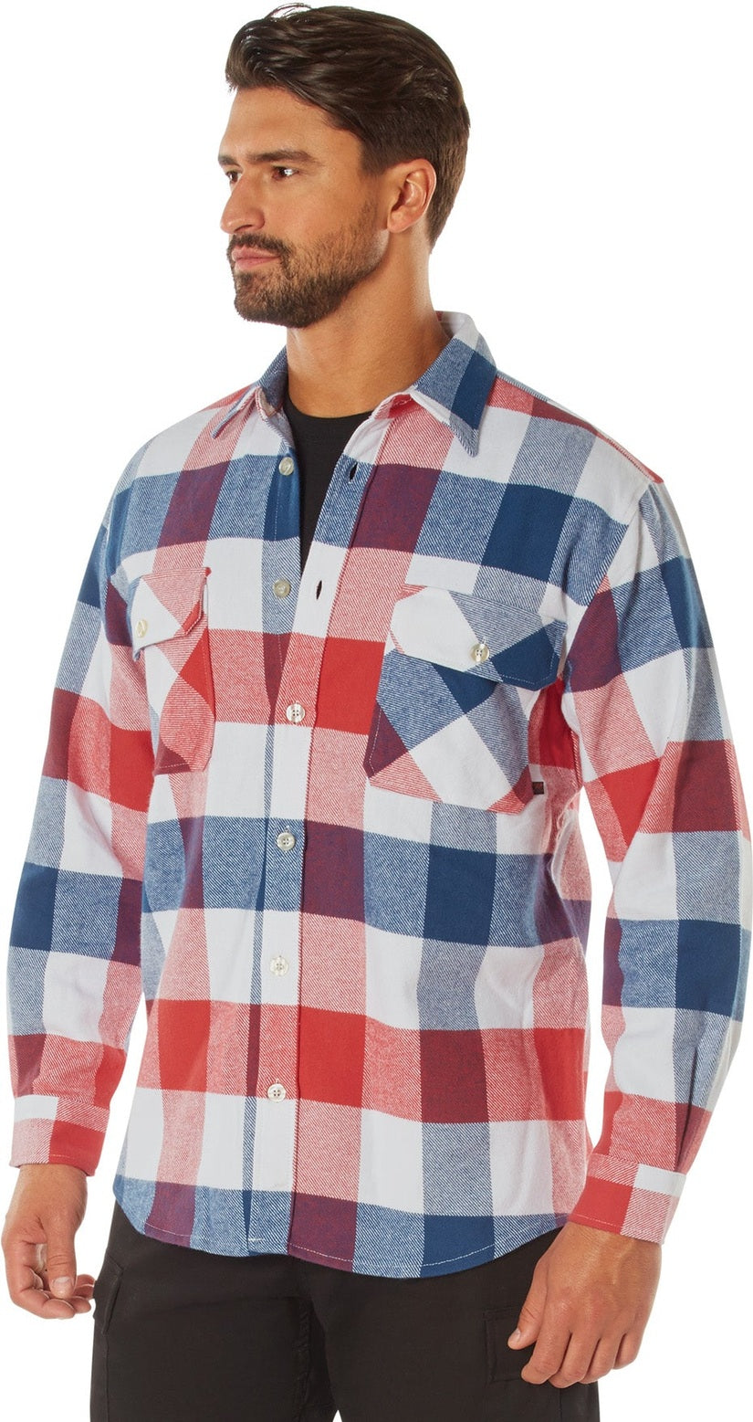 Rothco Extra Heavyweight Buffalo Plaid Flannel Shirt