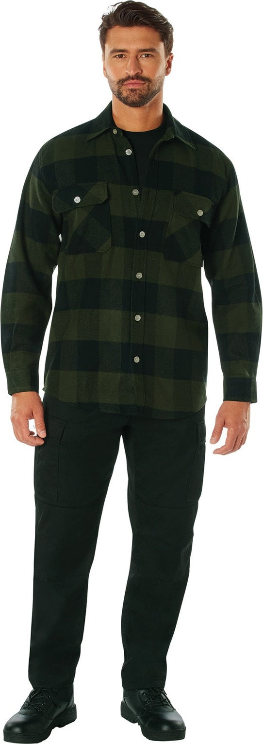 Rothco Extra Heavyweight Buffalo Plaid Flannel Shirt