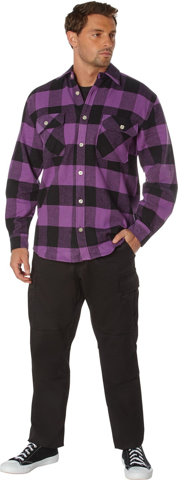 Rothco Extra Heavyweight Buffalo Plaid Flannel Shirt