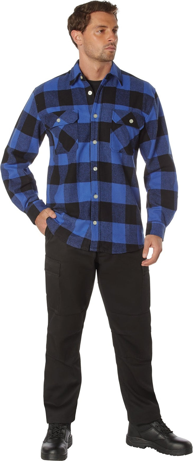 Rothco Extra Heavyweight Buffalo Plaid Flannel Shirt