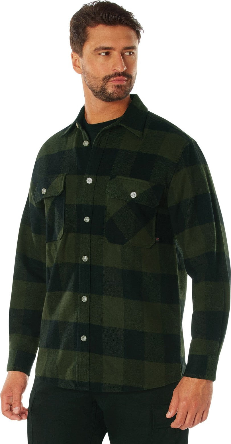Rothco Extra Heavyweight Buffalo Plaid Flannel Shirt