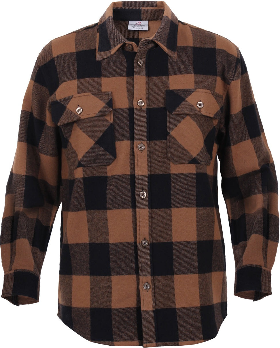 Rothco Extra Heavyweight Buffalo Plaid Flannel Shirt