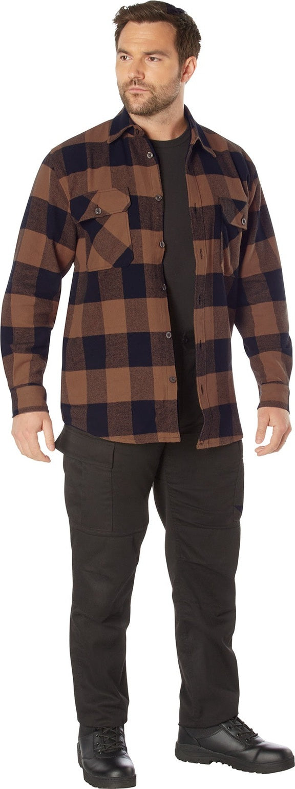 Rothco Extra Heavyweight Buffalo Plaid Flannel Shirt