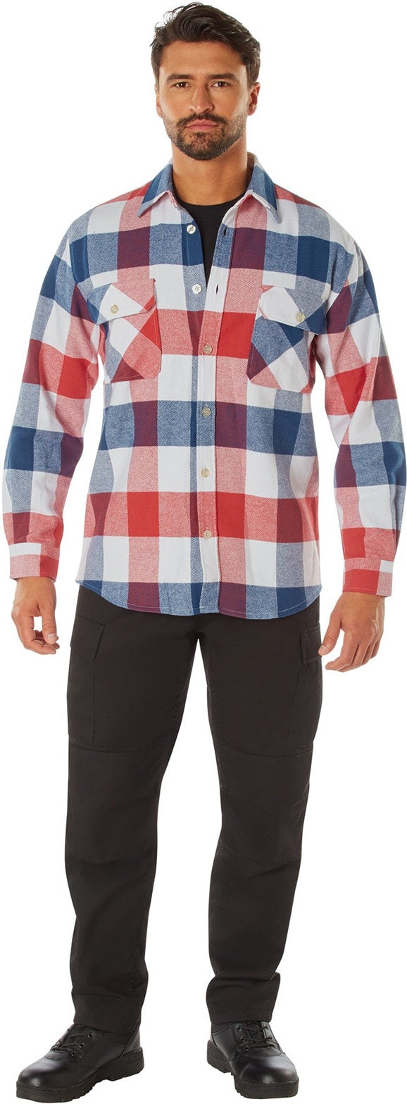 Rothco Extra Heavyweight Buffalo Plaid Flannel Shirt