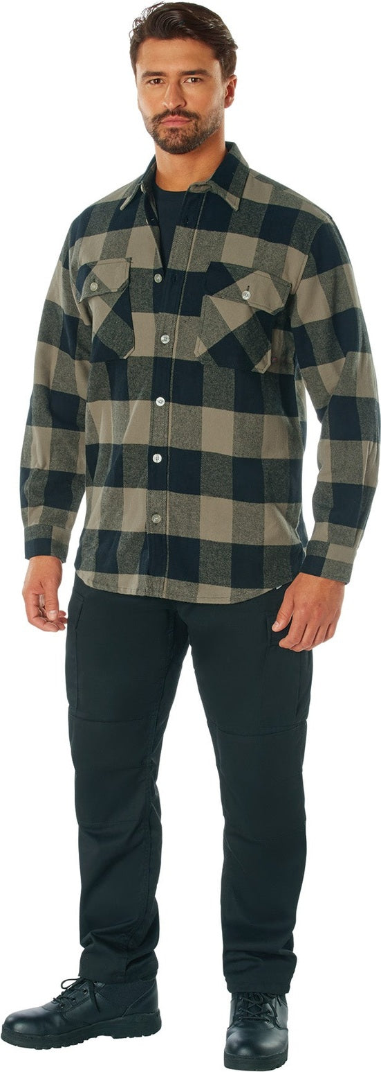 Rothco Extra Heavyweight Buffalo Plaid Flannel Shirt