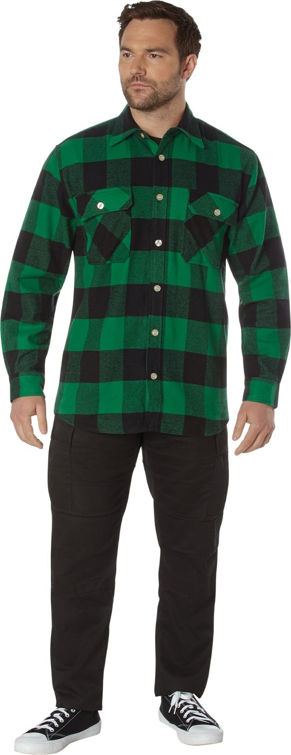 Rothco Extra Heavyweight Buffalo Plaid Flannel Shirt