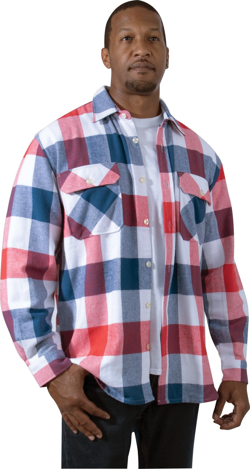 Rothco Extra Heavyweight Buffalo Plaid Flannel Shirt