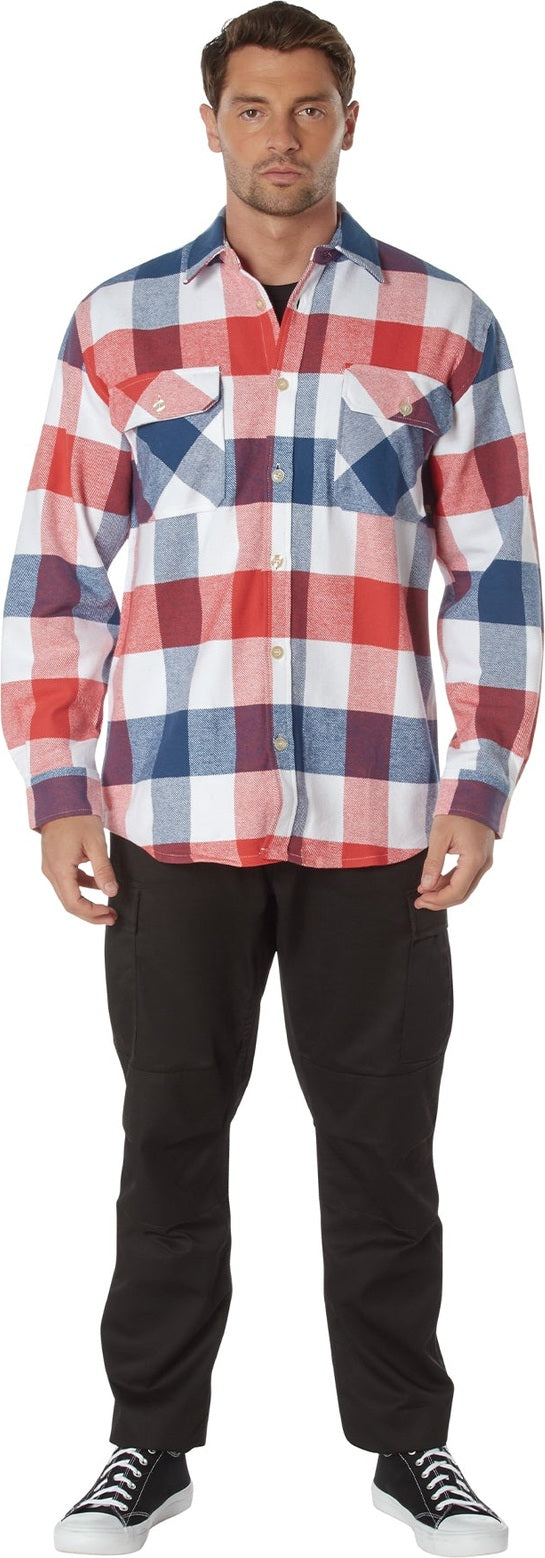 Rothco Extra Heavyweight Buffalo Plaid Flannel Shirt
