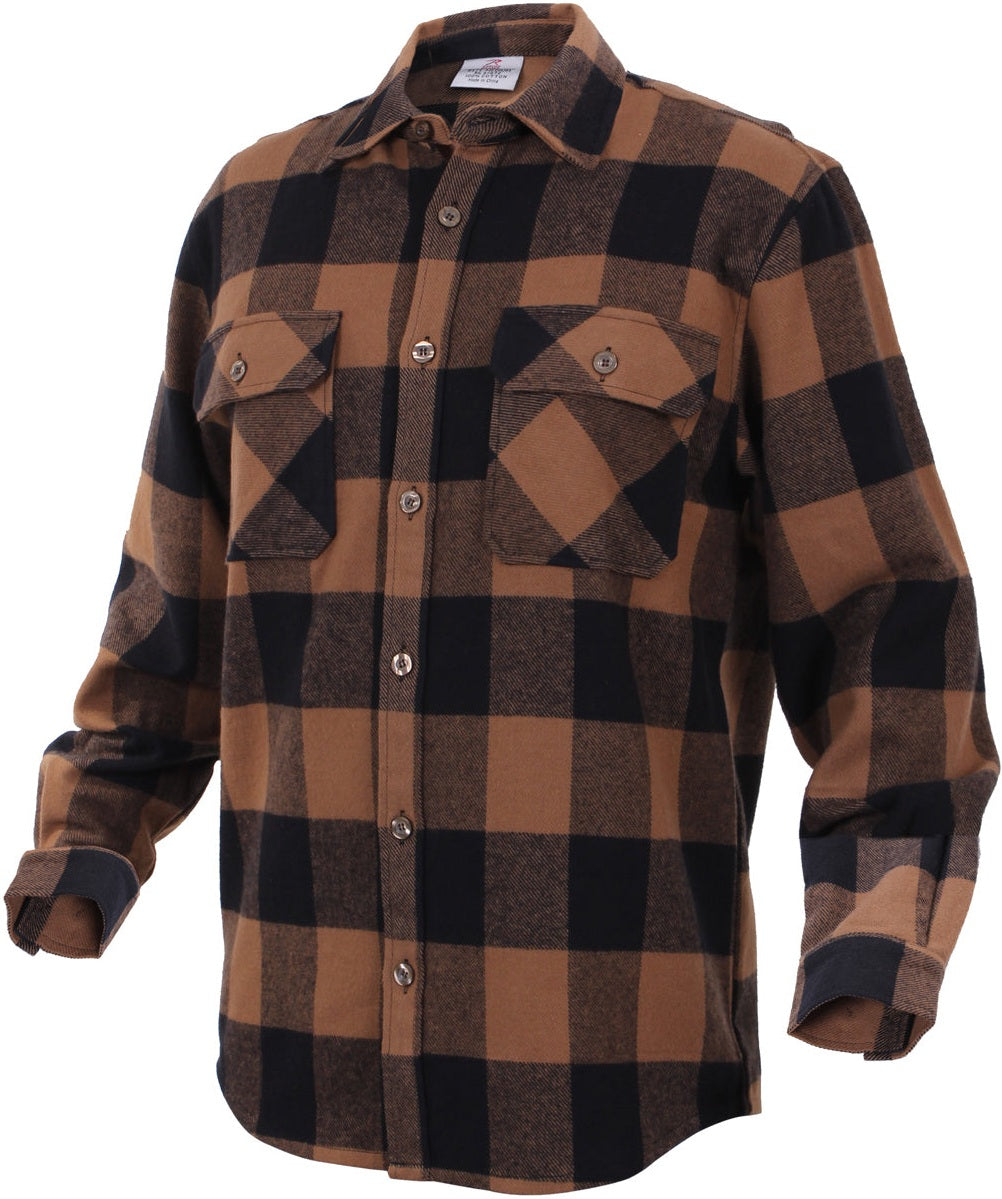 Rothco Extra Heavyweight Buffalo Plaid Flannel Shirt