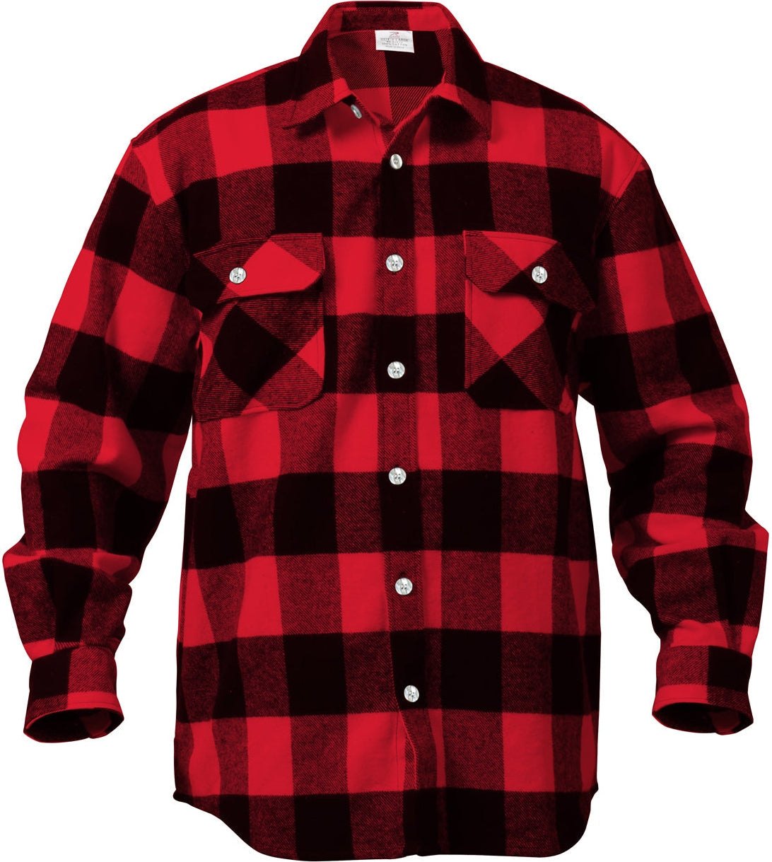 Rothco Extra Heavyweight Buffalo Plaid Flannel Shirt