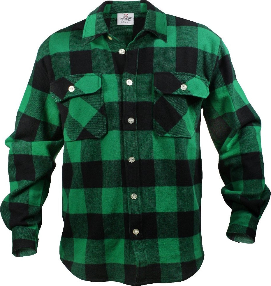 Rothco Extra Heavyweight Buffalo Plaid Flannel Shirt
