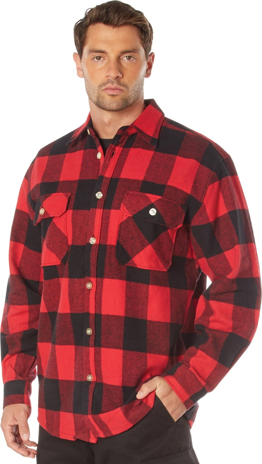 Rothco Extra Heavyweight Buffalo Plaid Flannel Shirt