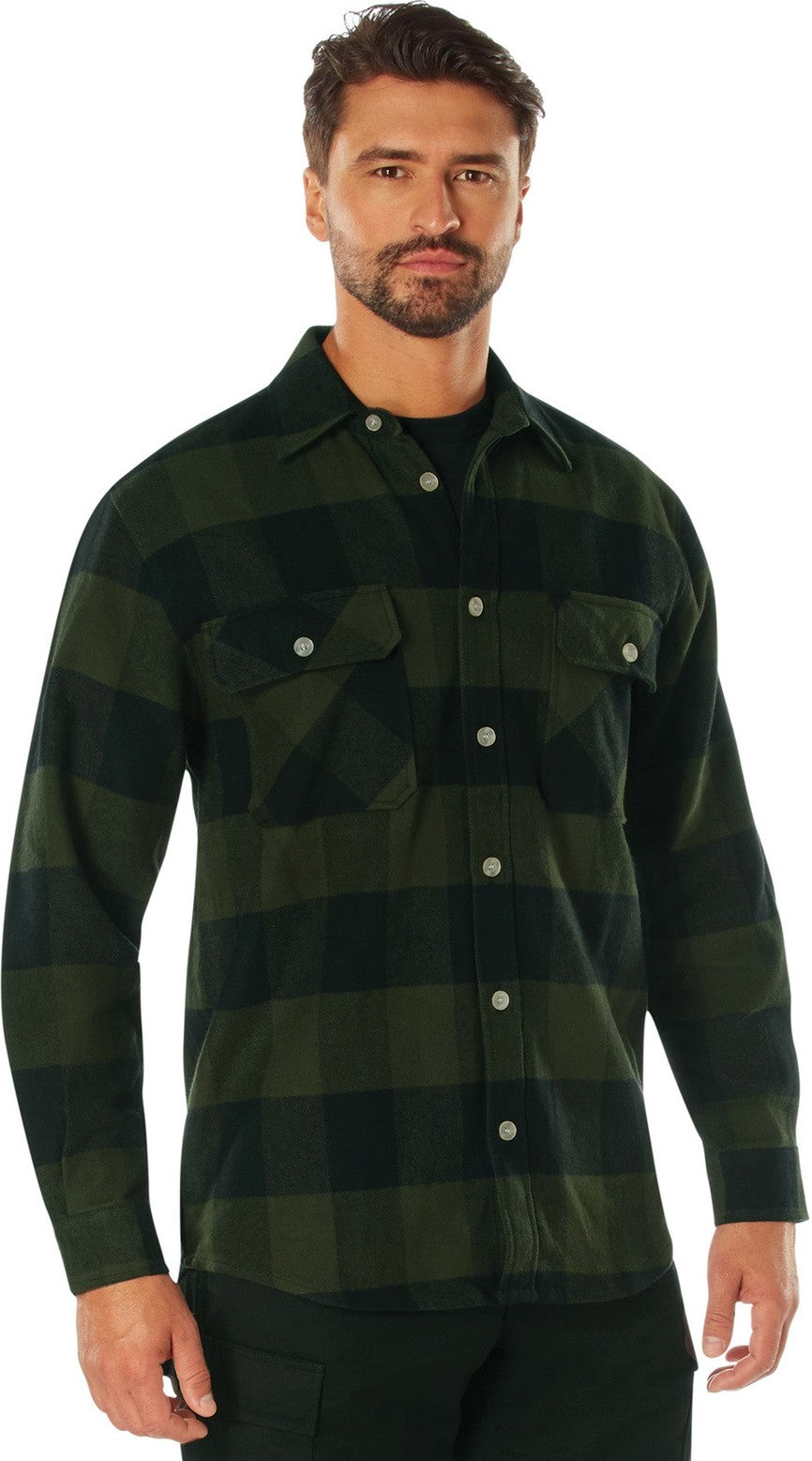 Rothco Extra Heavyweight Buffalo Plaid Flannel Shirt