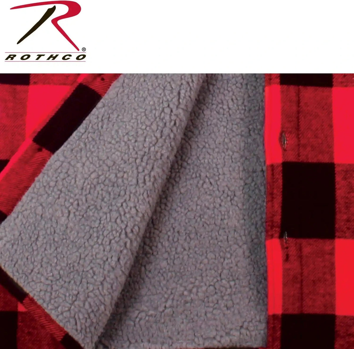 Rothco Extra Heavyweight Buffalo Plaid Sherpa Lined Flannel Shirts