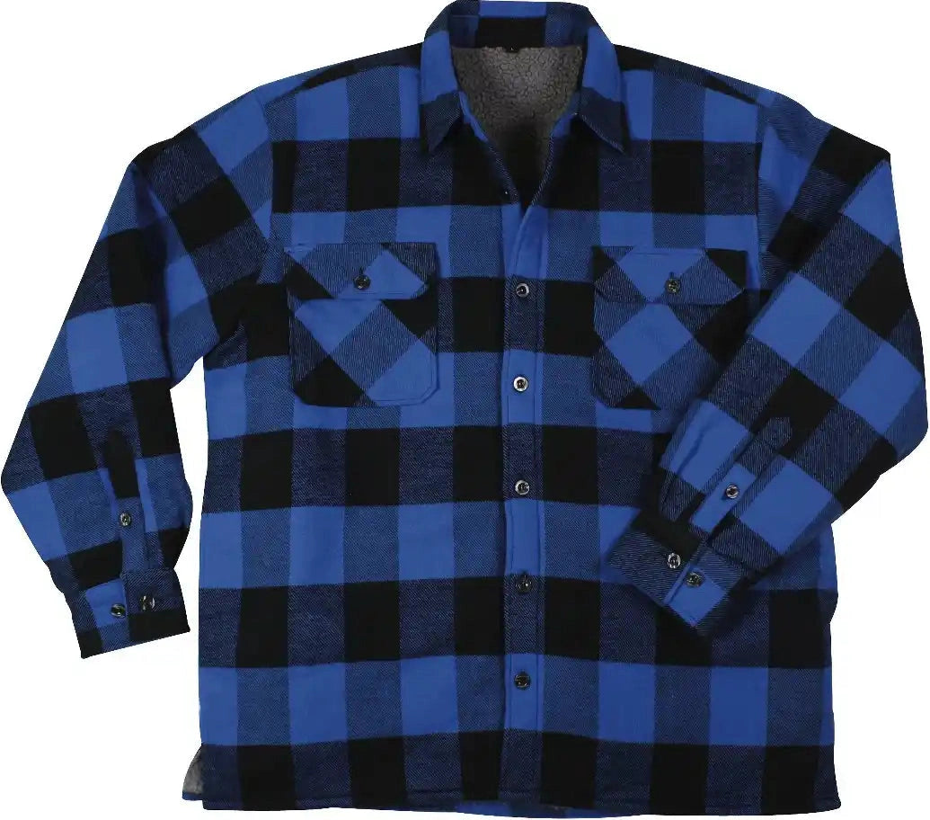 Rothco Extra Heavyweight Buffalo Plaid Sherpa Lined Flannel Shirts