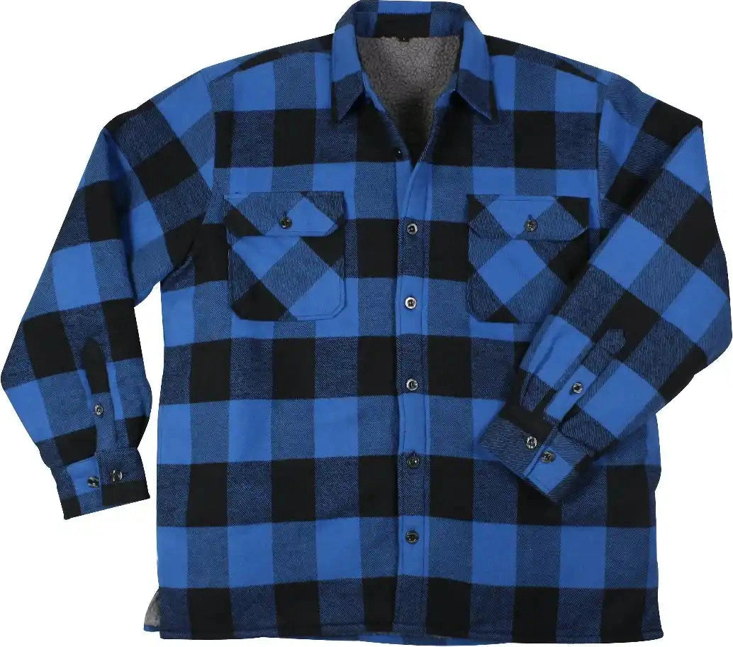 Rothco Extra Heavyweight Buffalo Plaid Sherpa Lined Flannel Shirts