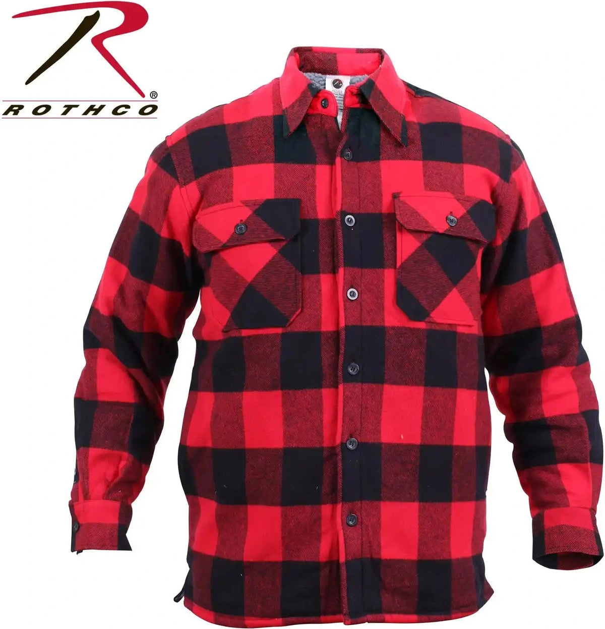 Rothco Extra Heavyweight Buffalo Plaid Sherpa Lined Flannel Shirts