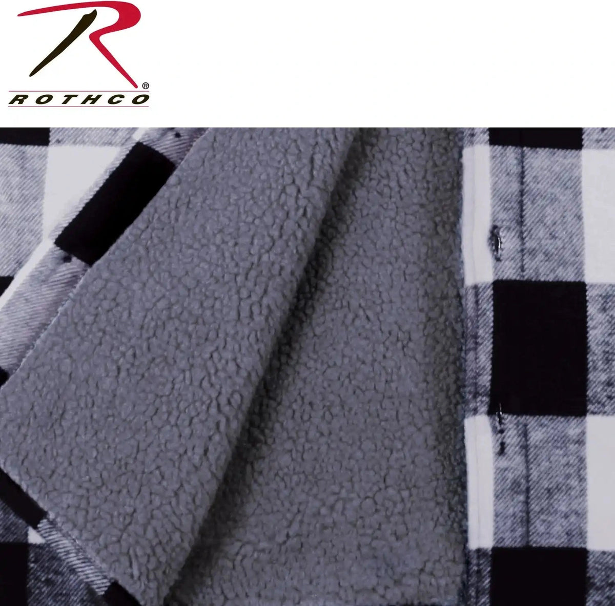 Rothco Extra Heavyweight Buffalo Plaid Sherpa Lined Flannel Shirts