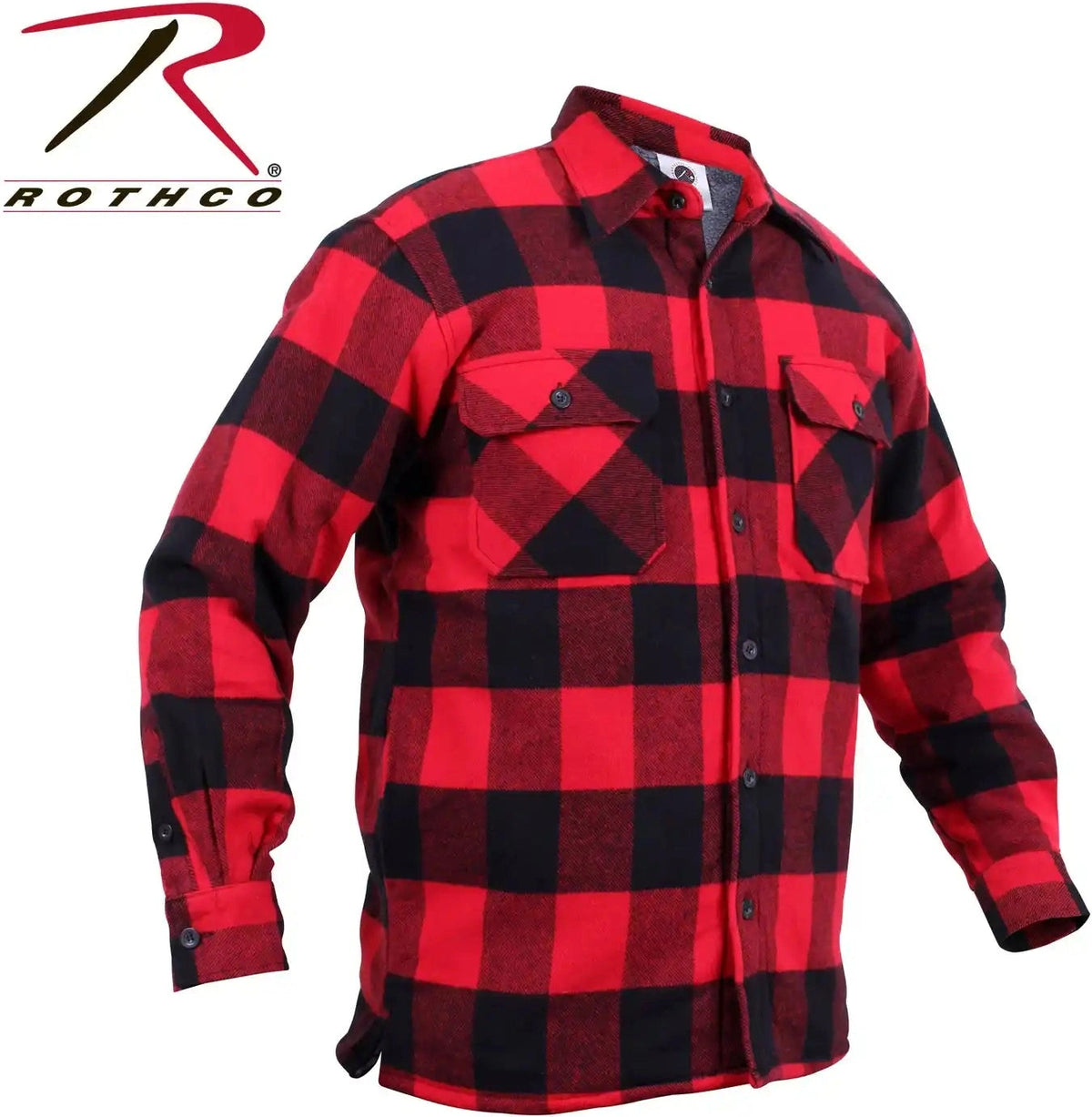 Rothco Extra Heavyweight Buffalo Plaid Sherpa Lined Flannel Shirts