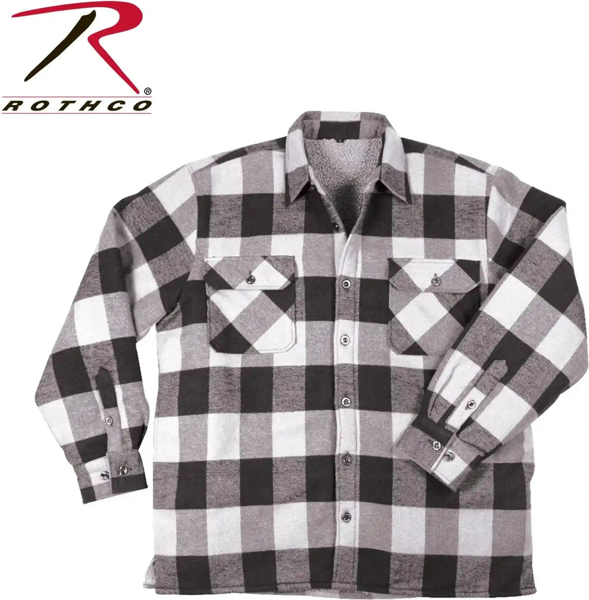 Rothco Extra Heavyweight Buffalo Plaid Sherpa Lined Flannel Shirts