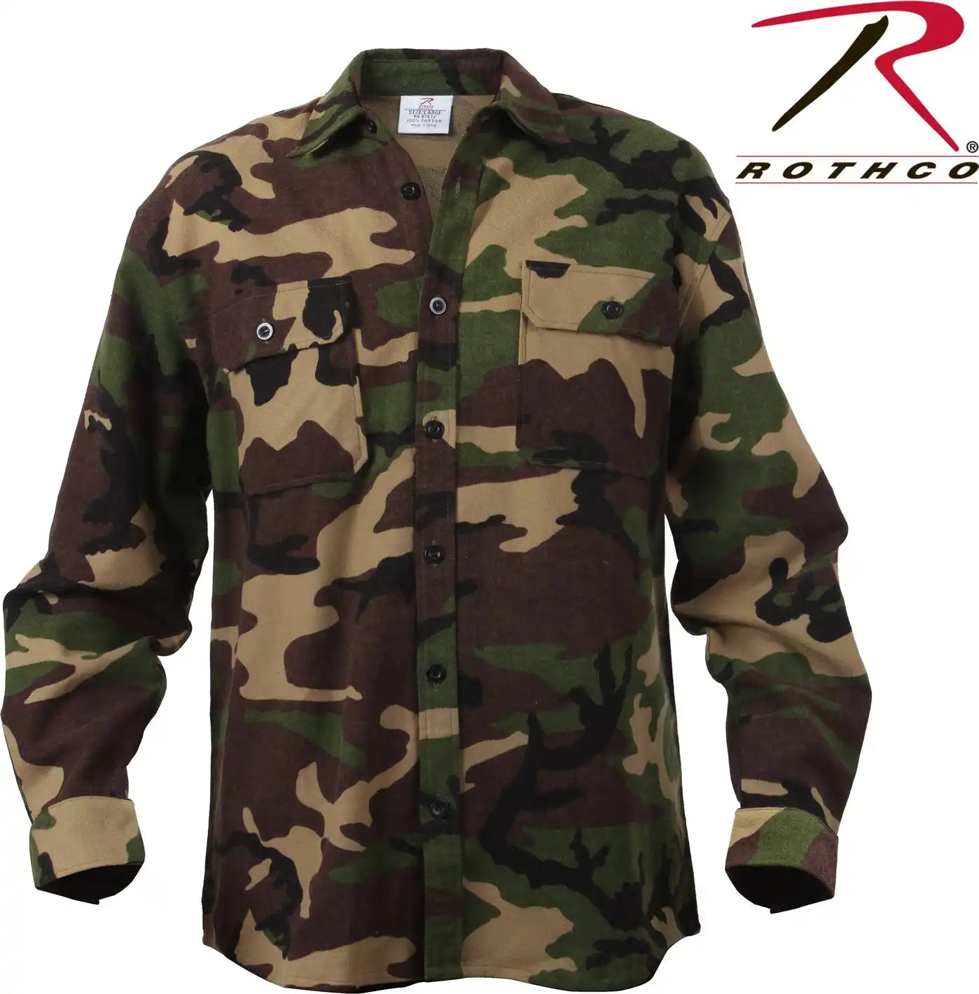 Rothco Extra Heavyweight Camo Flannel Shirts