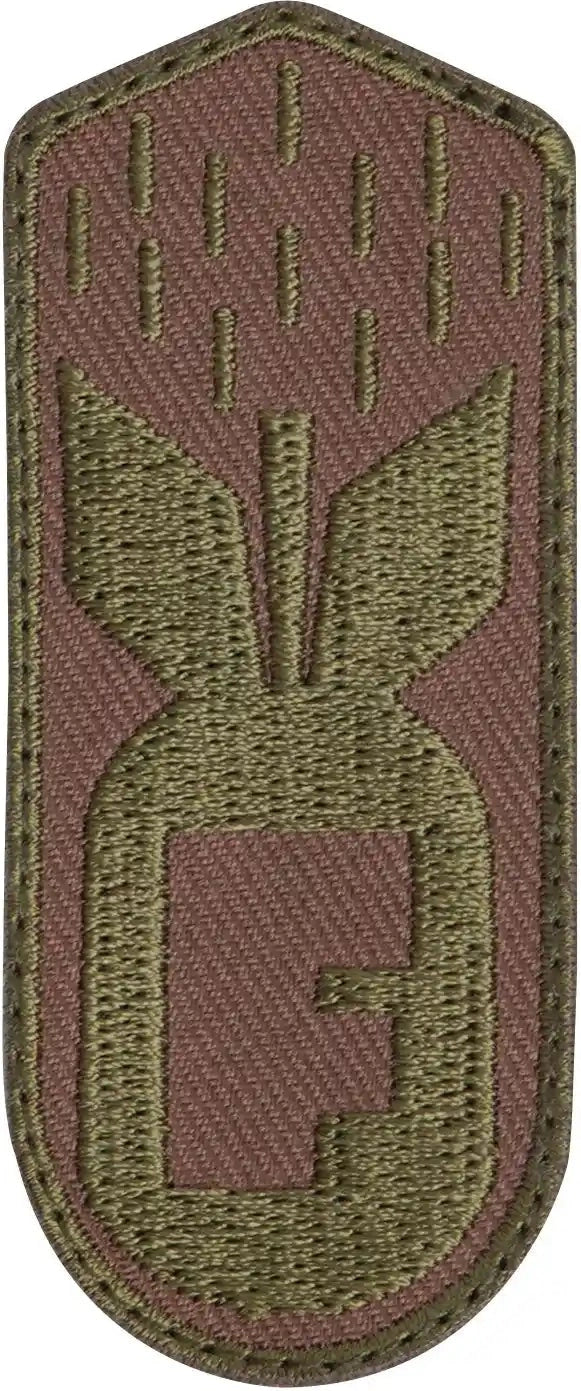 Rothco F-bomb Patch with Hook Back - Coyote Brown - one Size