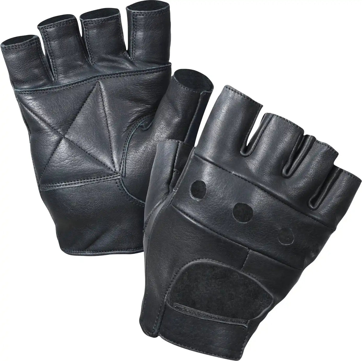 Rothco Fingerless Biker Gloves Black / s