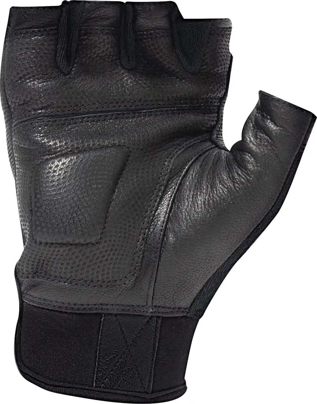 Rothco Fingerless Cut Resistant Carbon Hard Knuckle Gloves Black