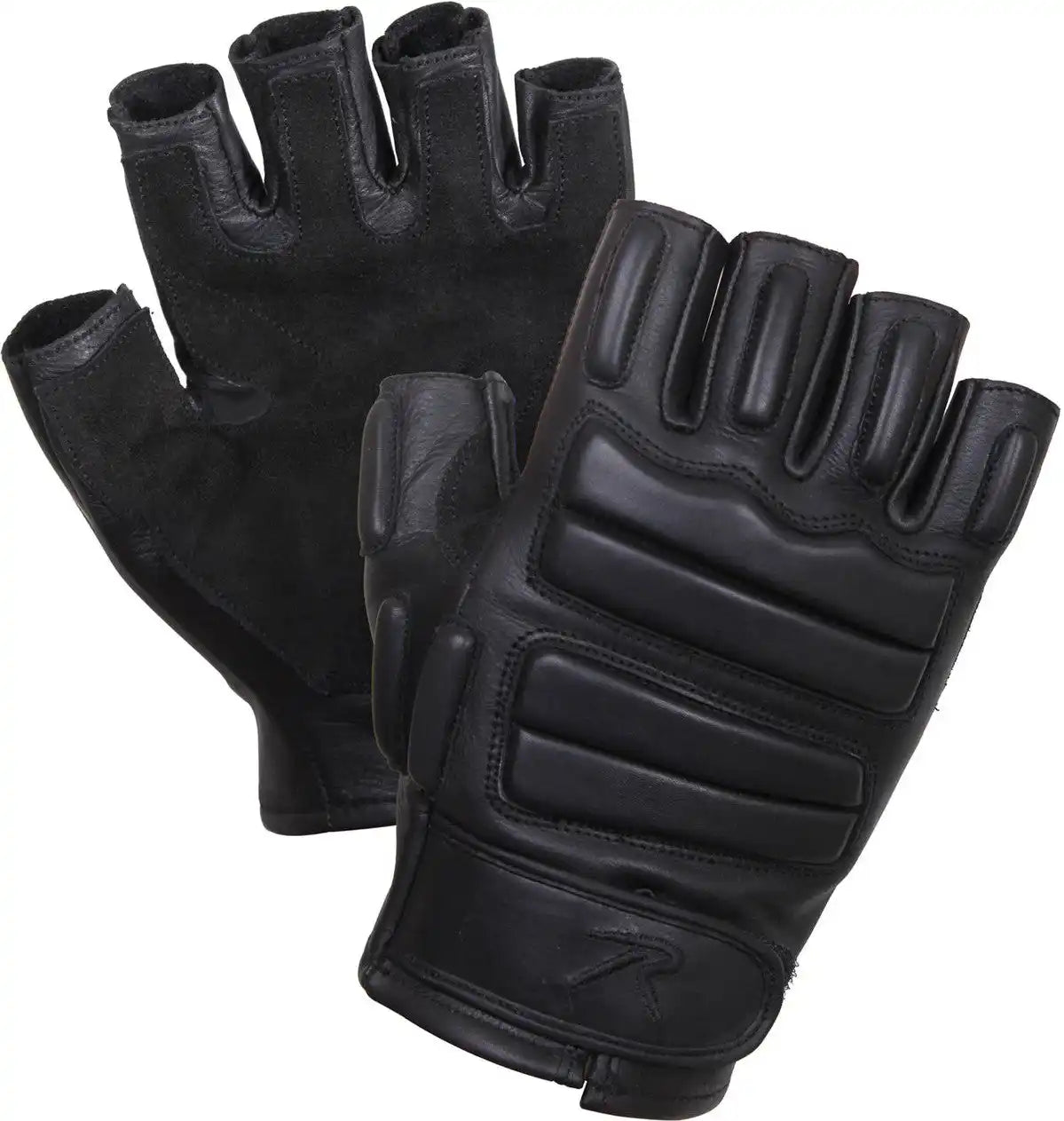 Rothco Fingerless Padded Tactical Gloves Black / s