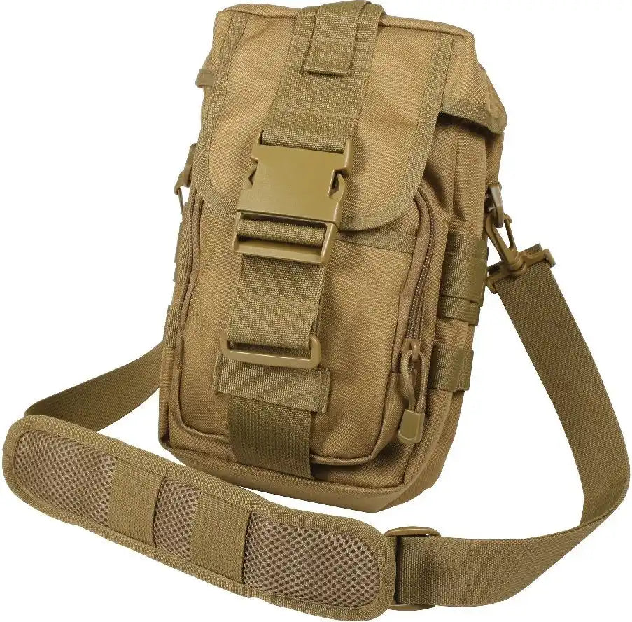 Rothco Flexipack Molle Tactical Shoulder Bag - Coyote Brown