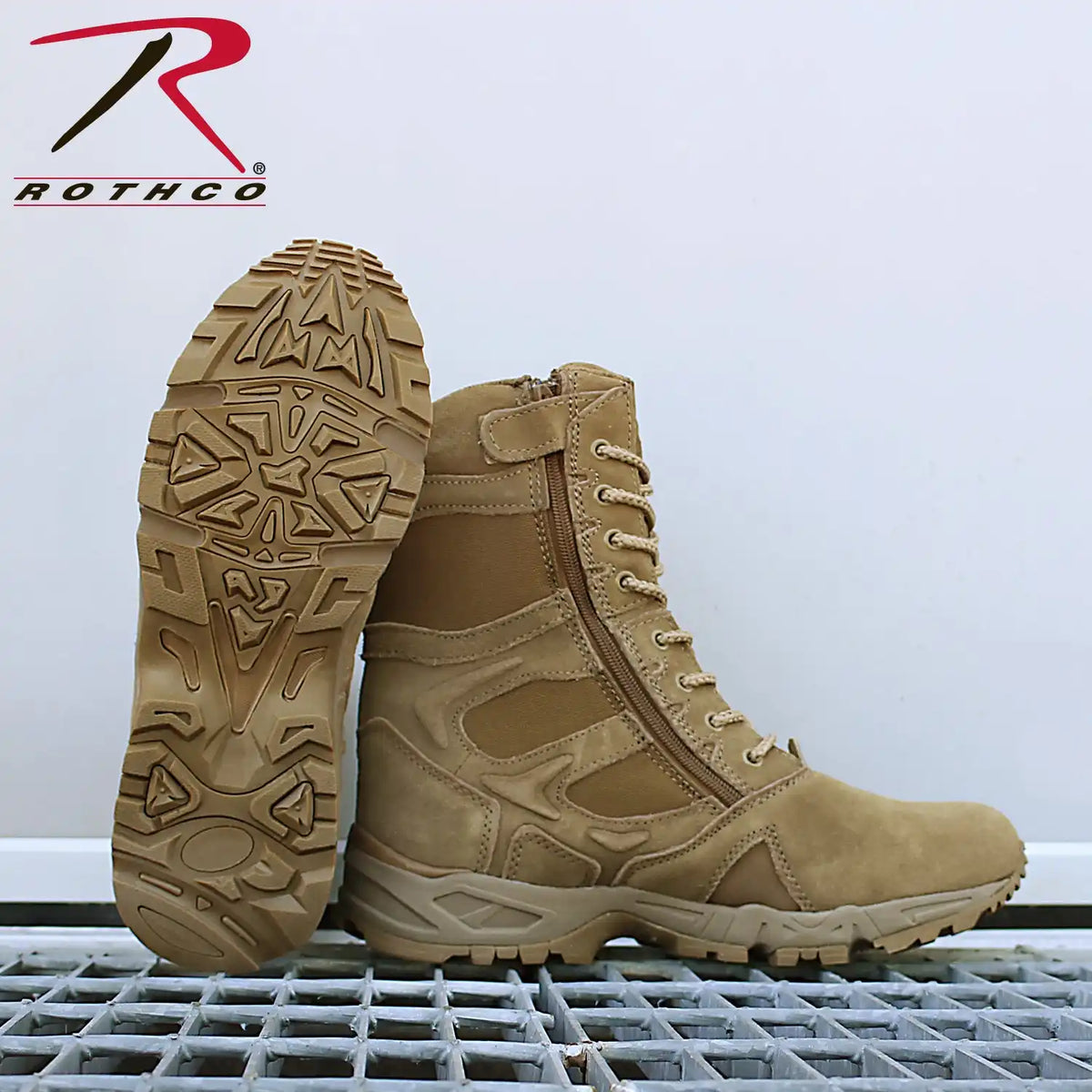 Rothco Forced Entry Deployment Boots with Side Zipper 8 Inch
