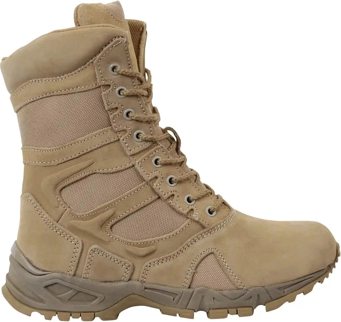 Rothco Forced Entry Deployment Boots with Side Zipper 8 Inch