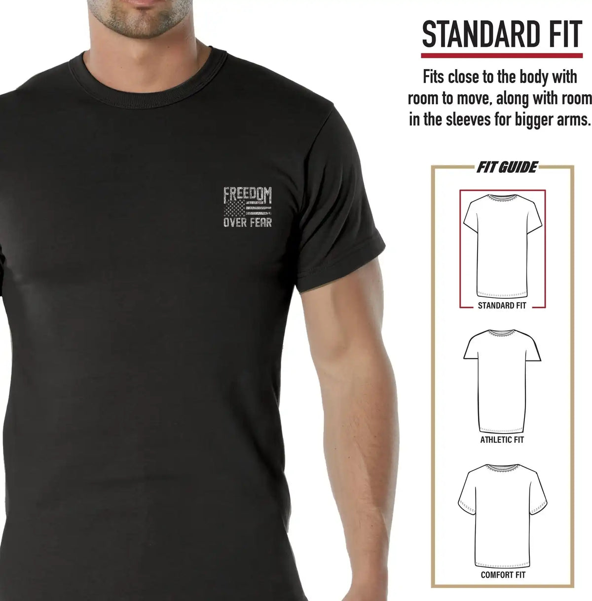 Rothco Freedom Over Fear T-shirt