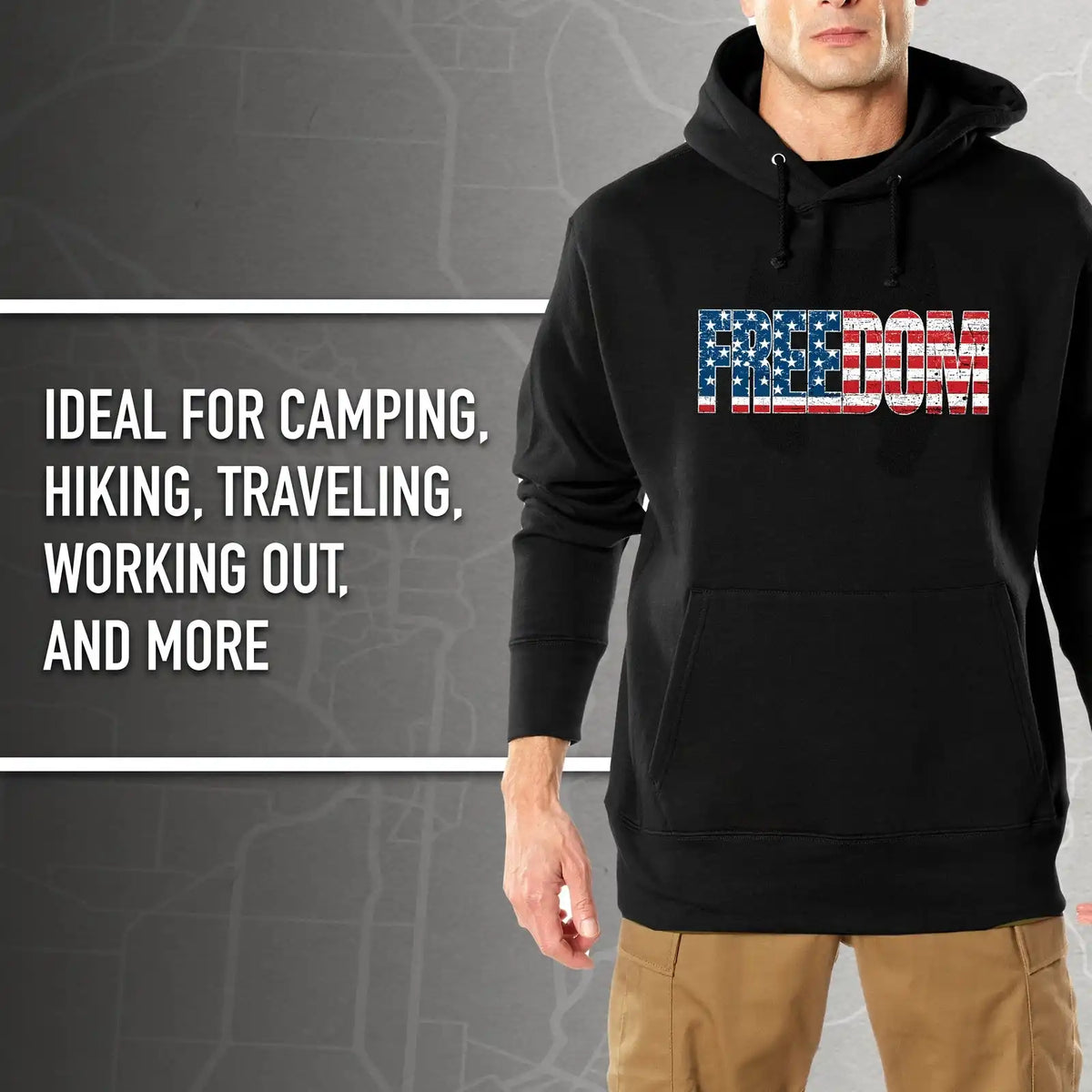 Rothco Freedom us Flag Hoodie