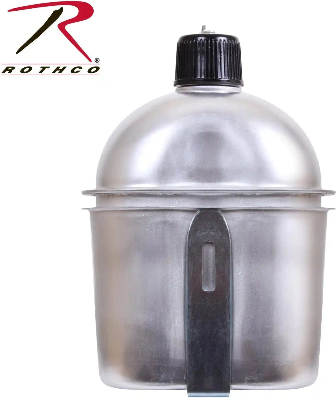 Rothco G.i. Style Aluminum Canteen Silver