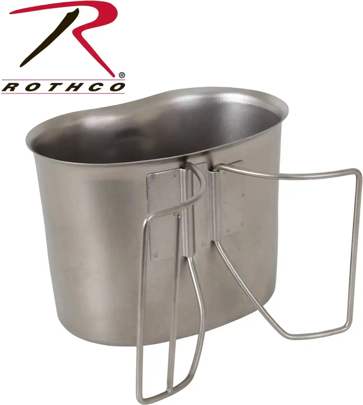 Rothco G.i. Style Stainless Steel Canteen Cup Silver
