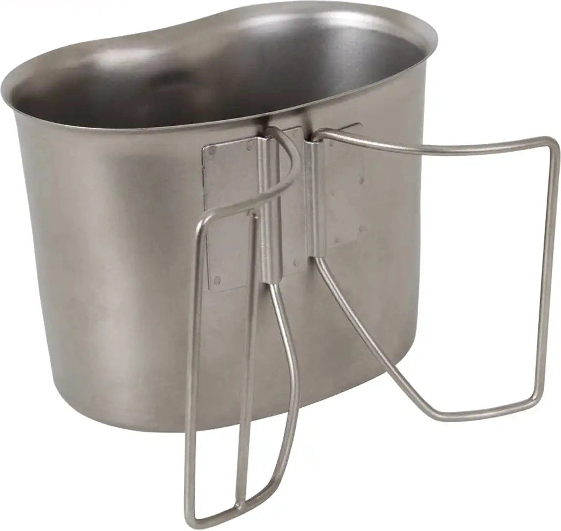 Rothco G.i. Style Stainless Steel Canteen Cup Silver