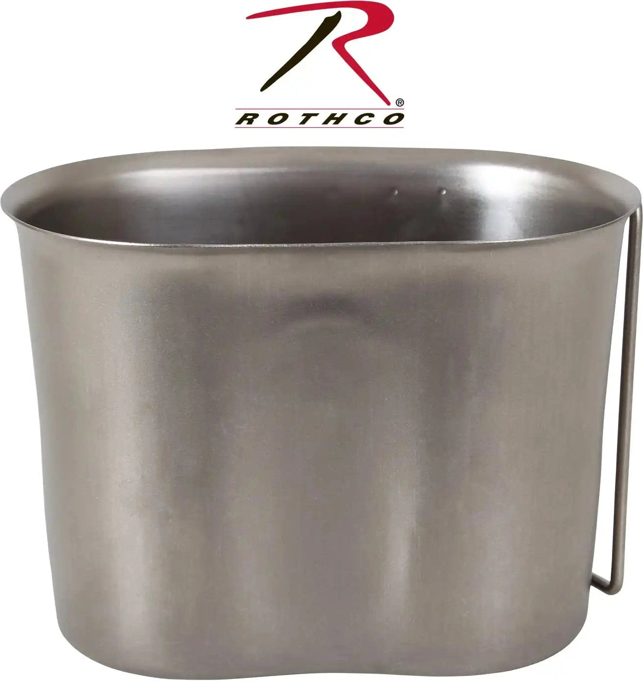 Rothco G.i. Style Stainless Steel Canteen Cup Silver