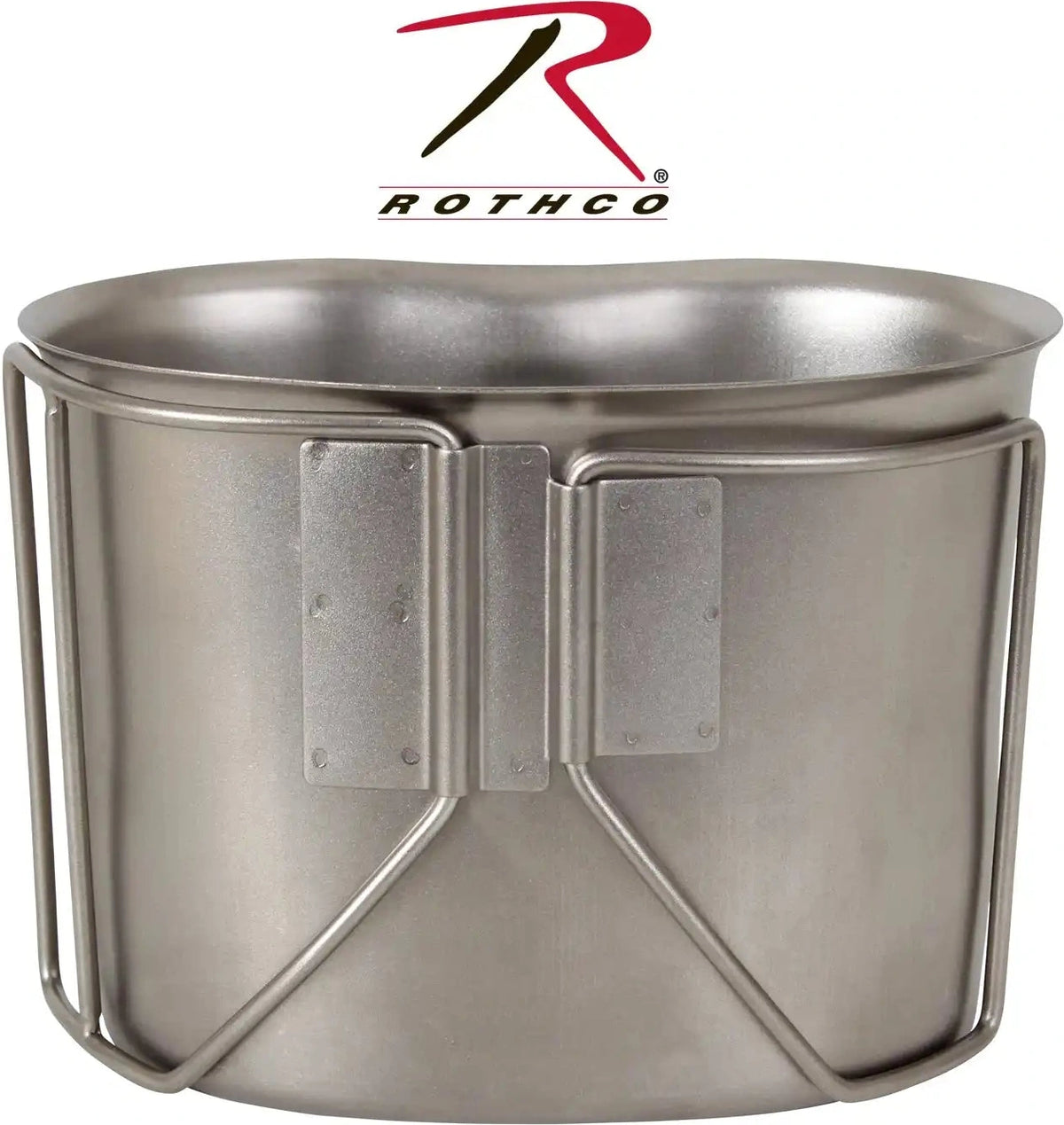 Rothco G.i. Style Stainless Steel Canteen Cup Silver