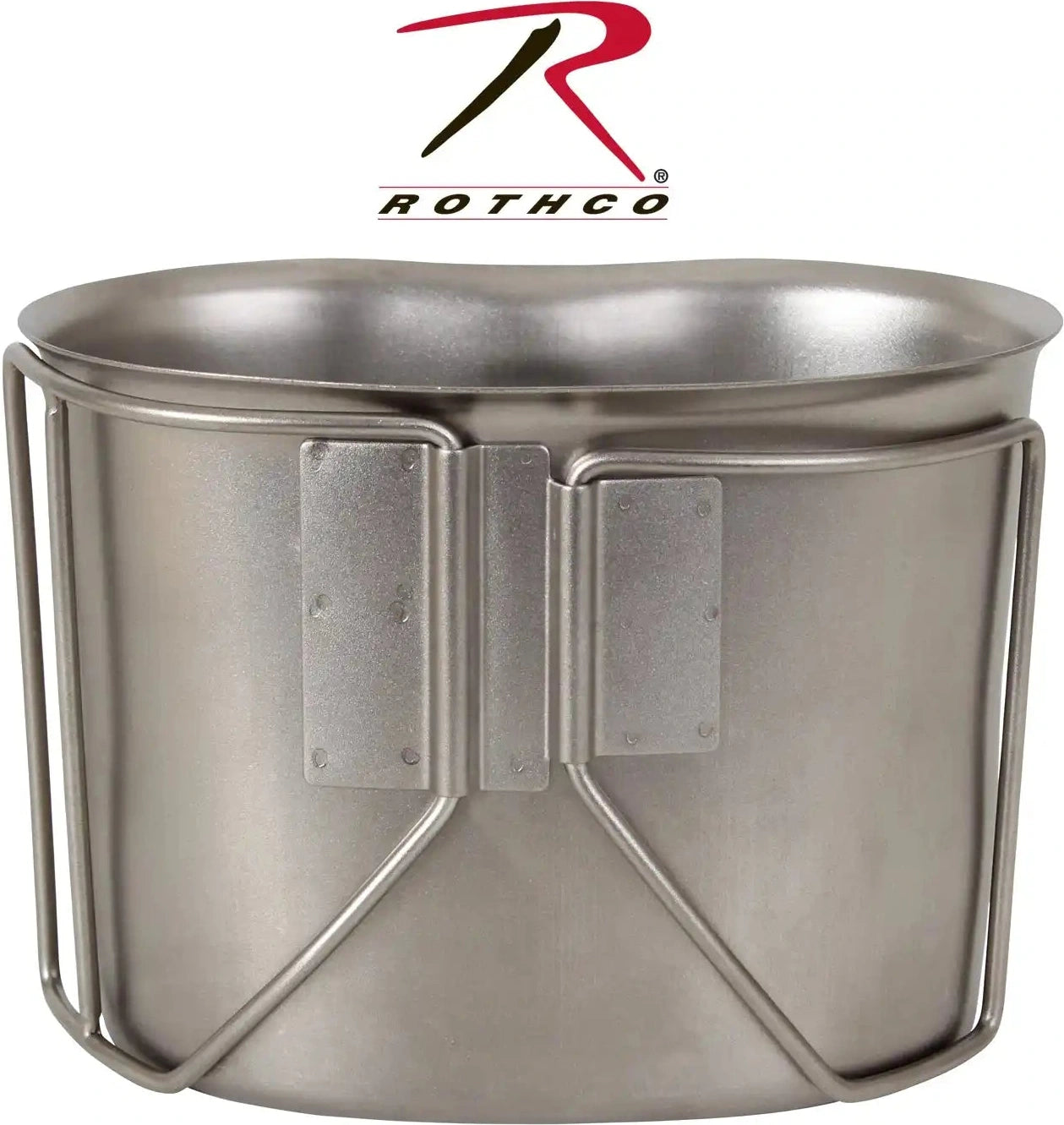 Rothco G.i. Style Stainless Steel Canteen Cup Silver