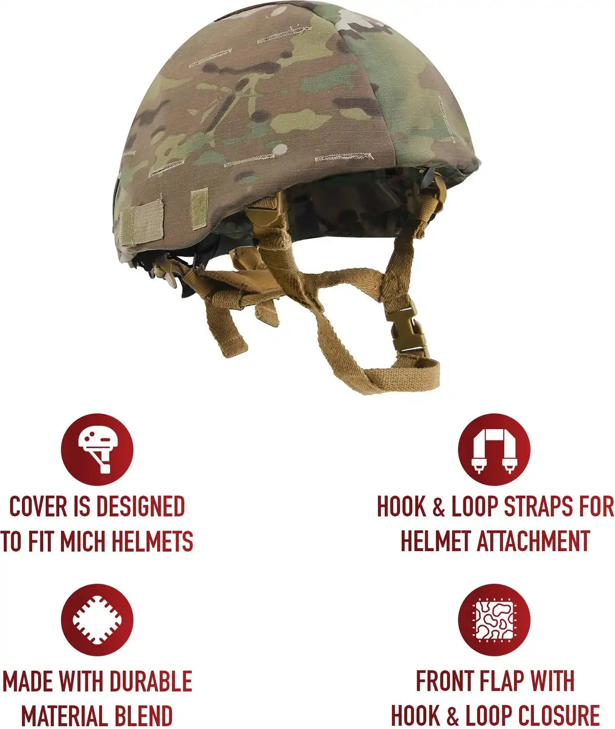 Rothco G.i. Type Camouflage Mich Helmet Cover