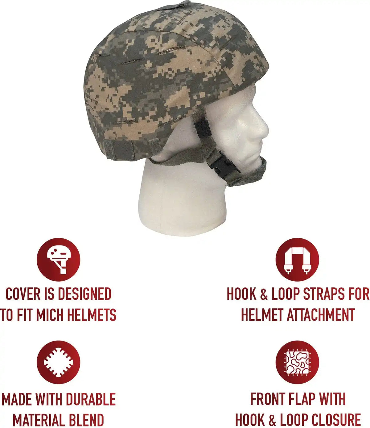 Rothco G.i. Type Camouflage Mich Helmet Cover