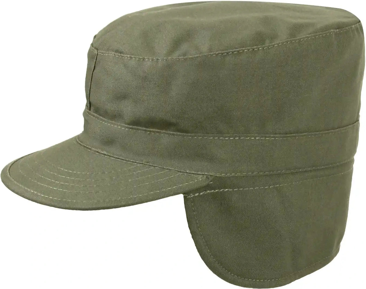 Rothco G.i. Type Combat Caps with Flaps Olive Drab / 7 3/4